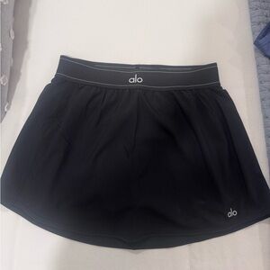 ALO Yoga Black MatchPoint Skirt